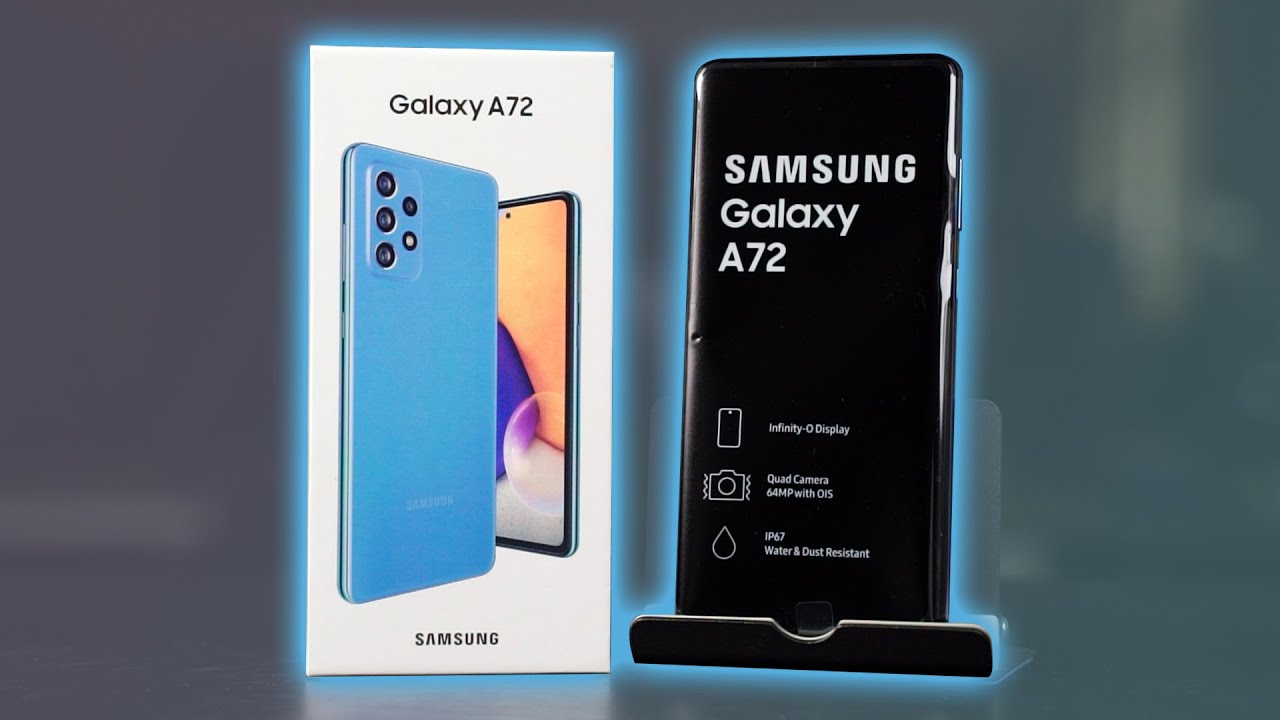 Unboxing & Hands-On - Samsung Galaxy A72! Yes, comes with a charger!