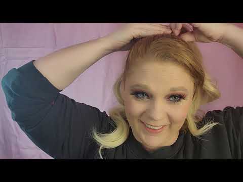 trying out my new ponytail wig extension!