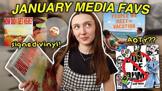 JANUARY MEDIA FAVORITES! (new music, movies, + signed vinyl haul)
