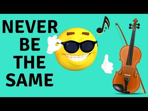 How To Play Never Be The Same by Camila Cabello On The Violin 🎻 Tutorial
