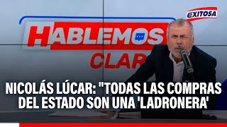 🔴🔵 Nicolás Lúcar: "Todas las compras del Estado son una 'ladronera' y lo sentimos en la inseguridad"