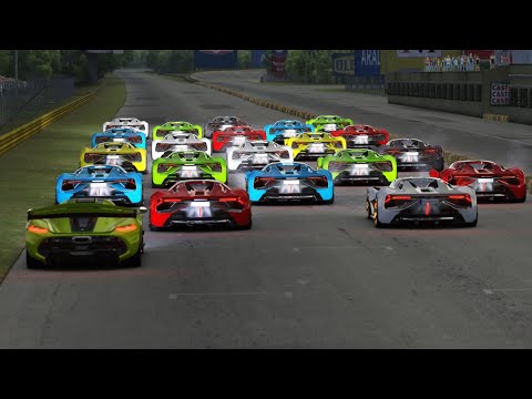 Koenigsegg Jesko vs Lamborghini Terzo Millennio at Monza Full Course