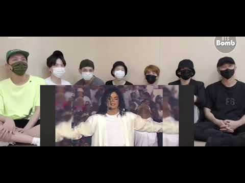 bts reaction to Michael Jackson Superbowl (fake reaction)