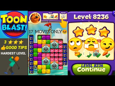 Toon Blast POOR MOVE's Level 8236 😏