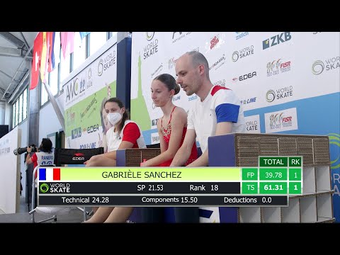 AWC22 - Gabrièle Sanchez - Free: Long Program (18.05.2022)