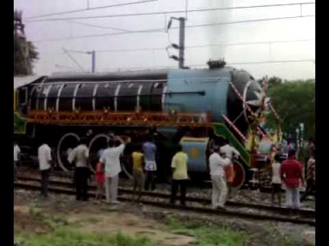 INDIAN steam engine heritage spl train 1