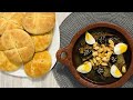 الطجين  المغربي ديال اللحم بالبرقوق + خبز الدار خفيف وساهل
