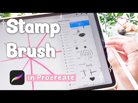 How to create a stamp brush in procreate (easy & simple)