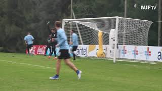 Uruguay entren esta tarde en la previa del viaje a Brasil