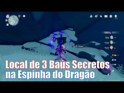 Dicas de Onde Encontrar 3 Baús Secretos na Espinha do Dragão - Segredos de GENSHIN IMPACT