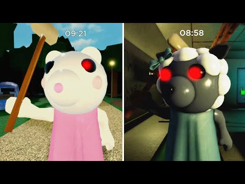 OLD SHEEPY VS NEW SHEEPY JUMPSCARE - Roblox Piggy New Update