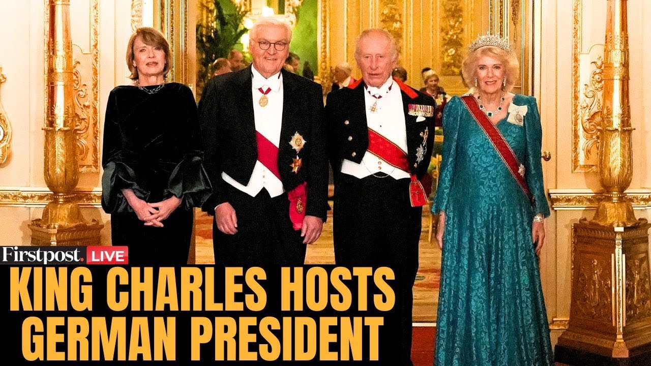 UK–Germany LIVE: King Charles Hosts State Banquet for President Steinmeier at Windsor Castle | N18G