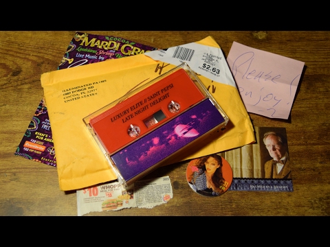 Late Night Delight - Red Cassette Tape Unboxing  (vaporwave)