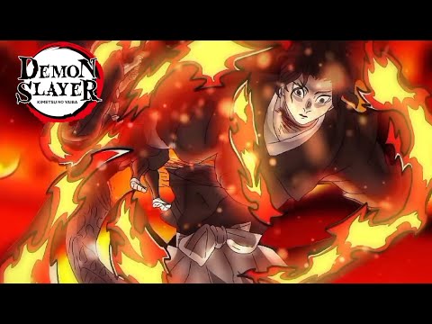 Demon slayer season 4 yoriichi vs muzan battle fan animation | Видео