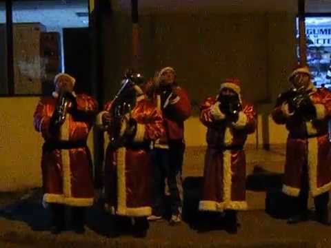 Mos Craciuni muzicanti la Campina - 21 decembrie 2014