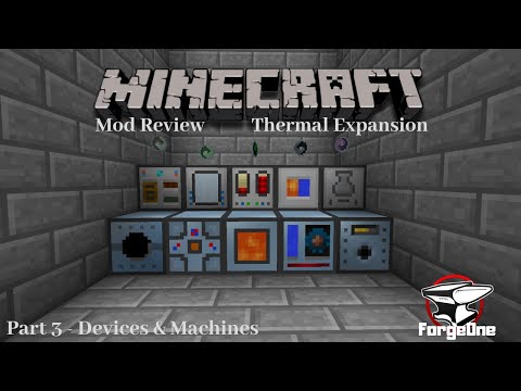 Thermal Expansion - Part 3 - Machines & Devices - Minecraft Mod Review (1.12.2)