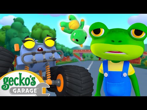 Molly Monster Truck's Flying Teddy | Gecko's Garage | Trucks For Children | Cartoons For Kids