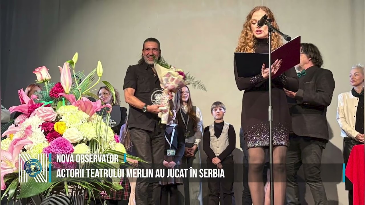 Actorii Teatrului Merlin au jucat în Serbia