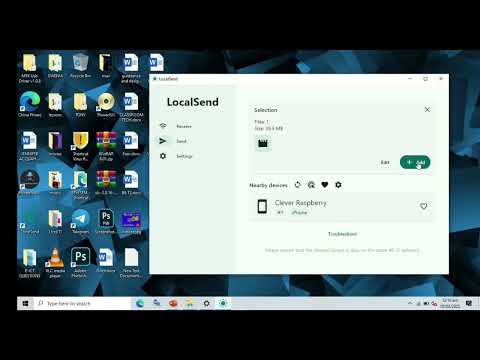 Using LocalSend to Transfer files between your iPhone and computer #tech  #follow