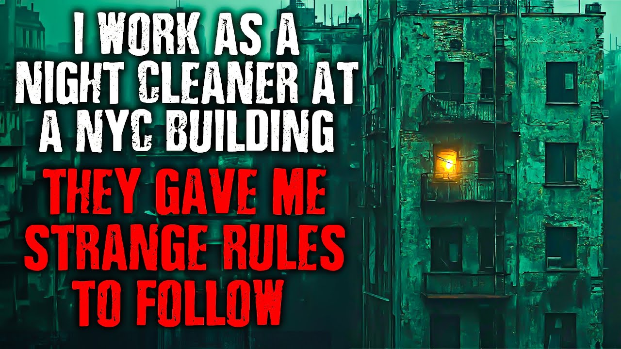 I am a NIGHT CLEANER at a NYC Building , They gave me STRANGE RULES to follow !