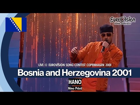 HANO - NINO PRŠEŠ - BOSNIA AND HERZEGOVINA EUROVISION SONG CONTEST 2001 - LIVE @ EUROVISION 2001