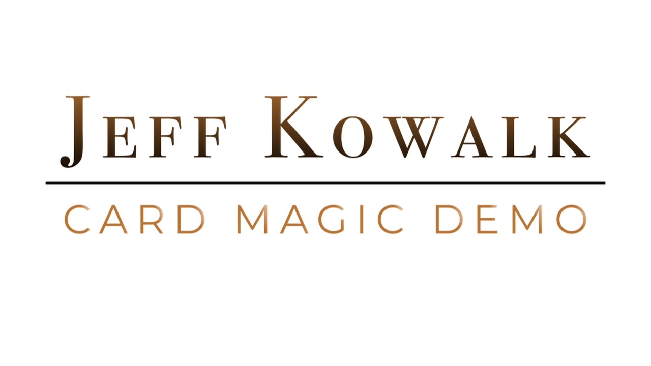 Promotional video thumbnail 3 for Jeff Kowalk – Erudite Magic & Mentalism