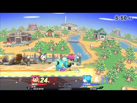 Hadocon VII - Smash WiiU - Round Robin - Solid Abyss (Ness) vs. Haywad (Yoshi)