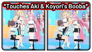 Other Hololive Girls Are Being Cute in the Background, Meanwhile Matsuri:【Hololive】