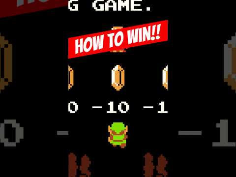 How to WIN the Money Making Game in The Legend of Zelda (NES)!!