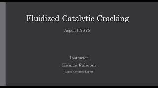 Fluidized Catalytic Convertor (FCC) || Refinery Process Video 09