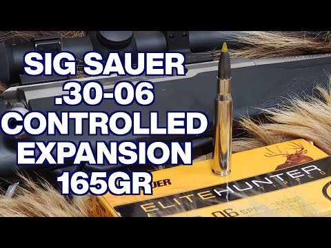 .30-06 Springfield Sig Sauer 165gr Controlled Expansion Tikka Review