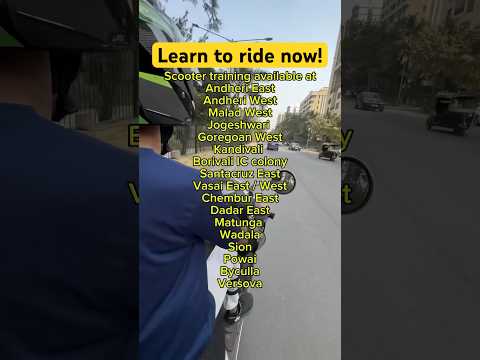 scooty driving training services for ladies