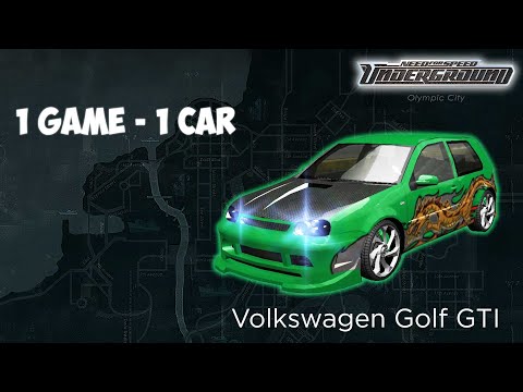 Need for Speed UNDERGROUND 1. Volkswagen Golf GTI. Hard Difficulty. No Commentary
