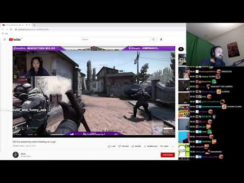 Forsen reacts to Girl live streaming catch cheating on cs.go
