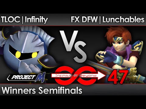 IaB 47 - TLOC | Infinity (Meta Knight, Sheik) vs FX DFW | Lunchables (Roy) - Winners Semi Finals