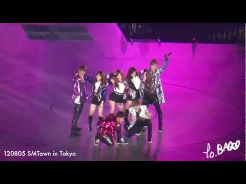 [Fancam] 120805 TTS ft. EXO - DJ Got Us Falling in Love Again [SMTown Tokyo]