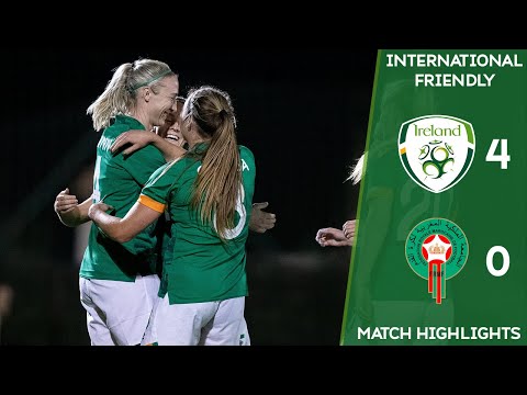 HIGHLIGHTS | Ireland WNT 4-0 Morocco WNT - International Friendly