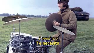 I need you - The Beatles (LYRICS/LETRA) [Original] [No chorus]