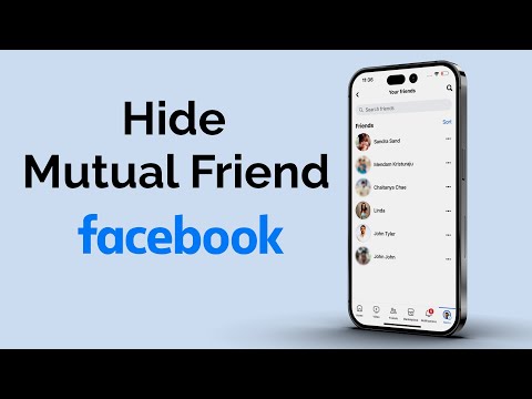 How To Hide Mutual Friend On Facebook?