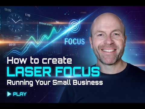 How to get laser focus as a small business owner