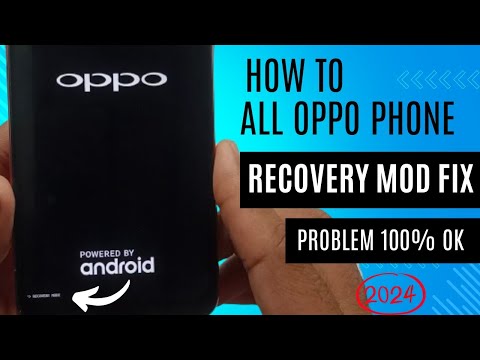 All Oppo Recovery Mode Problem | Oppo Coloros Recovery Problem Without Format | Recovery Stuck Fix