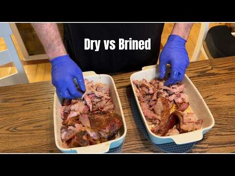 Smoked pork shoulder on the smoker