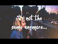 Rex Orange County - It's Not The Same Anymore (Lyrics)