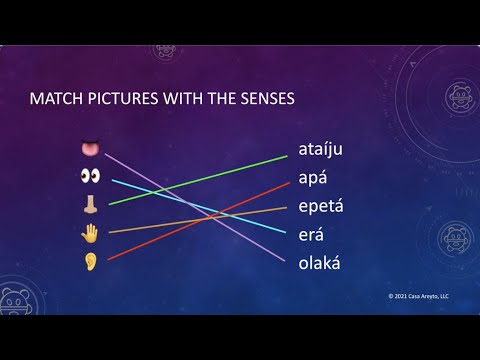 Let's Talk Taíno 55 - Review 5 Senses in Taíno 👀👂👃🏼👅✋