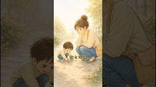 【子育て】急いでいる日に限って子どもが立ち止まる、本当の理由🥹#育児