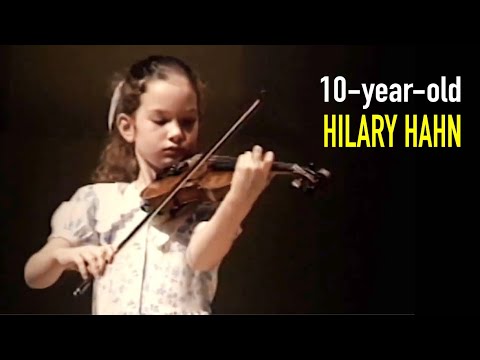 Violinist Hilary Hahn performing at the age of 10 | Video | The Strad