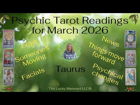 Taurus Psychic Tarot Reading for March 2026 by Pam Georgel