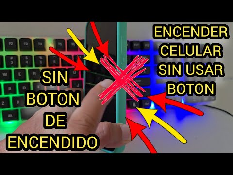 como encender un celular sin el boton de encendido