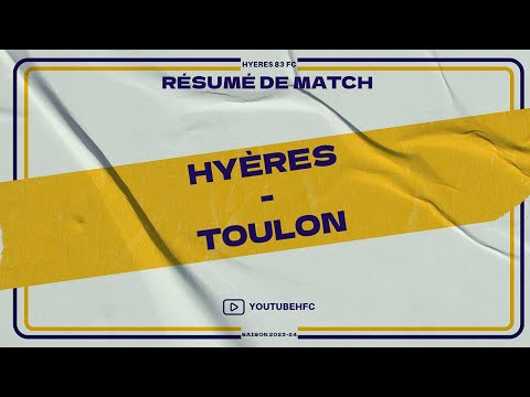 J2 : Résumé Hyeres 83 FC - SC Toulon