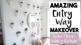 INTERIOR DESIGN | Breathtaking Entry Way Transformation Ashley + Alisha Marie